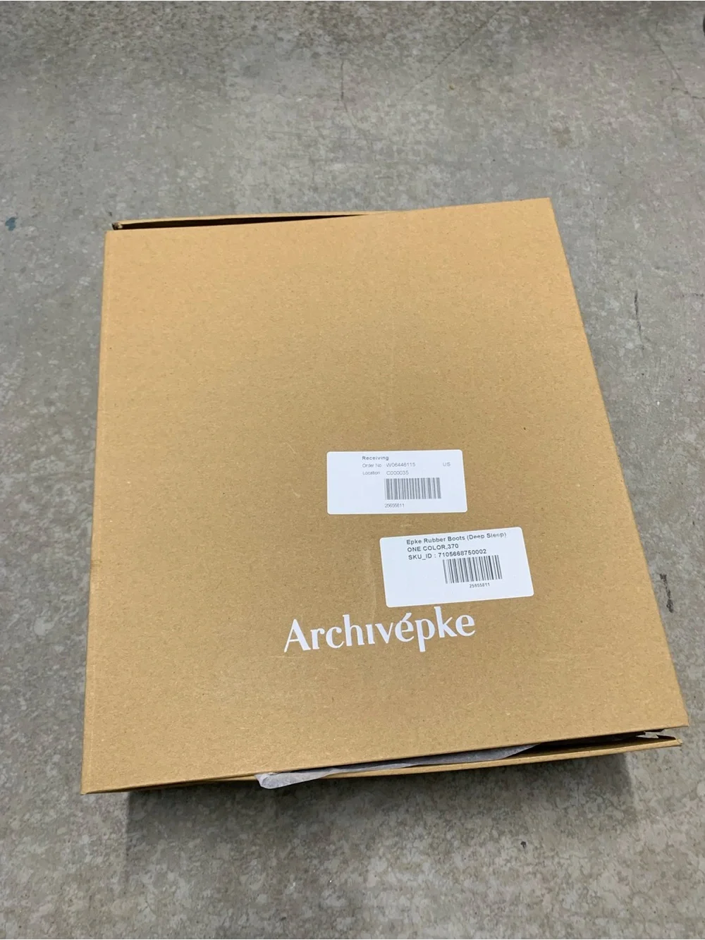 Archivepke Epke Rubber Boots (Deep Sleep) - Size 6.5